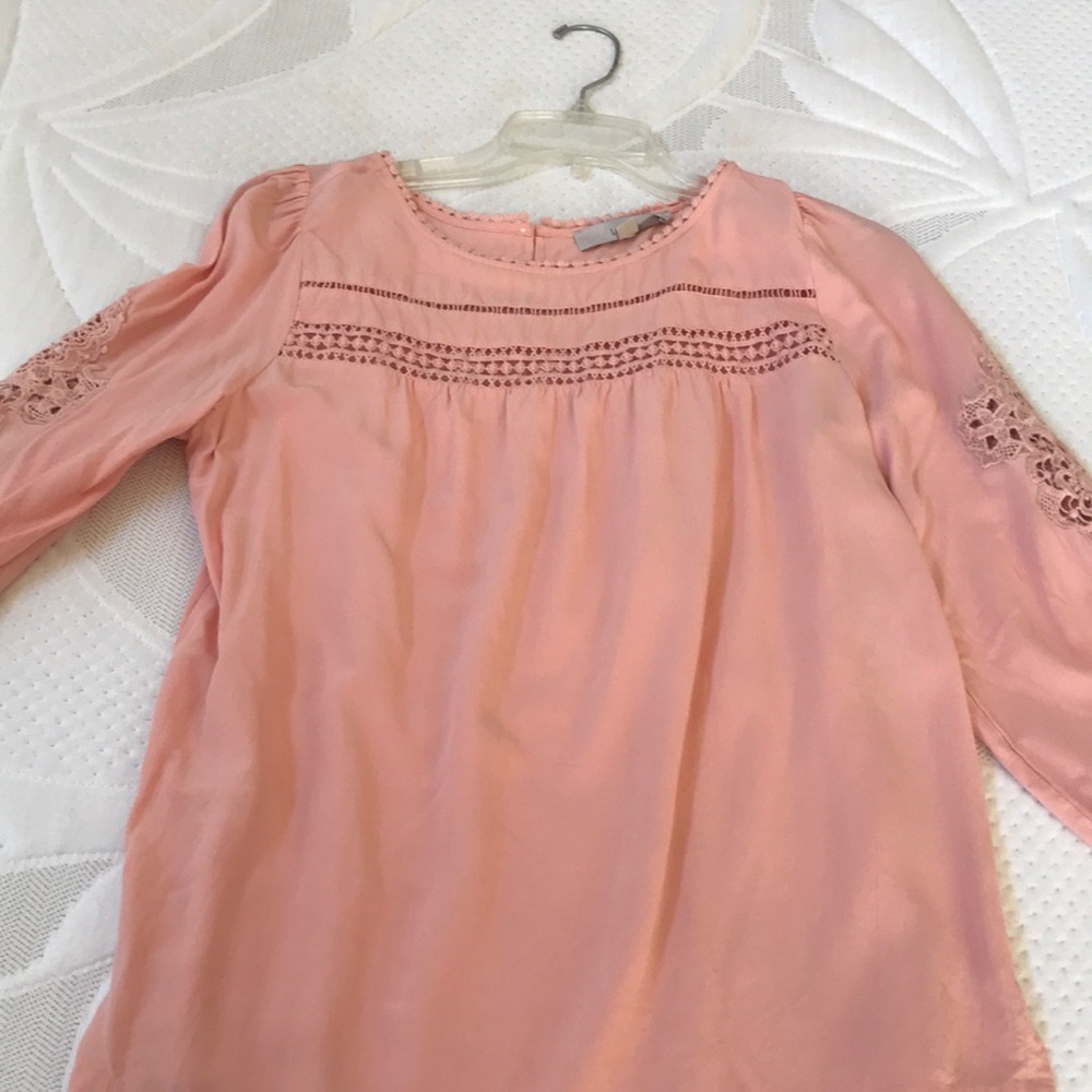 Loft blouse- salmon color